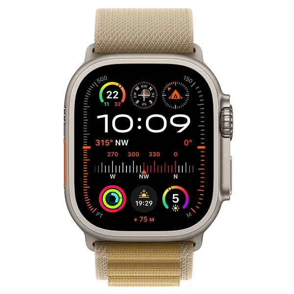 Смарт-часы Apple Watch Ultra 2 2024 49mm GPS + Cellular Natural Titanium Case MX4H3 with Tan Alpine Loop L купить,0