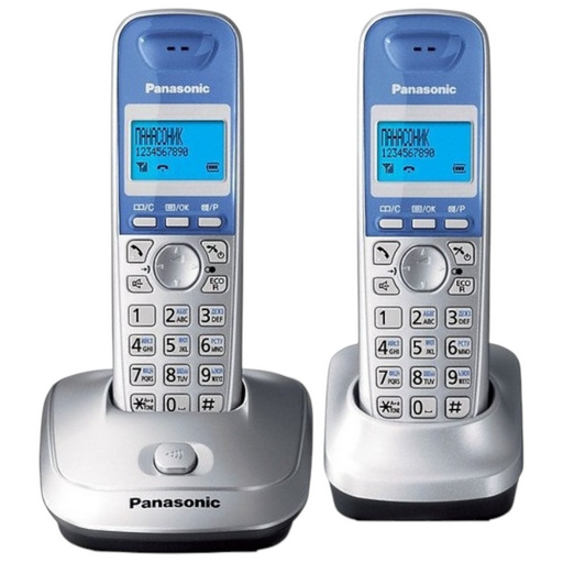 Радиотелефон Dect Panasonic KX-TG2512 RUS Silver