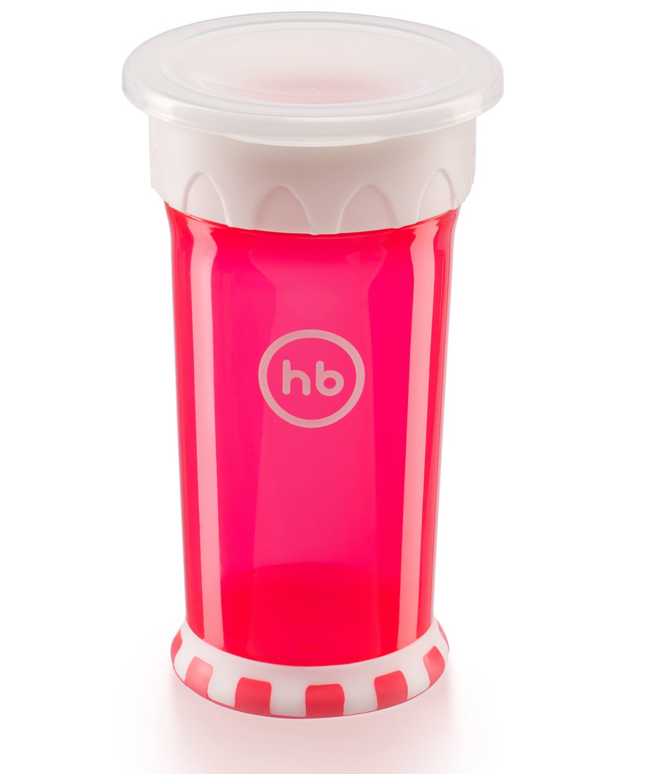 Кружка-поильник Happy Baby Drinking cup 360° Ruby розовая купить,NaN