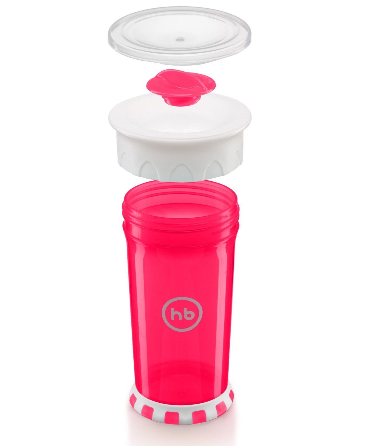 Кружка-поильник Happy Baby Drinking cup 360° Ruby розовая купить,NaN