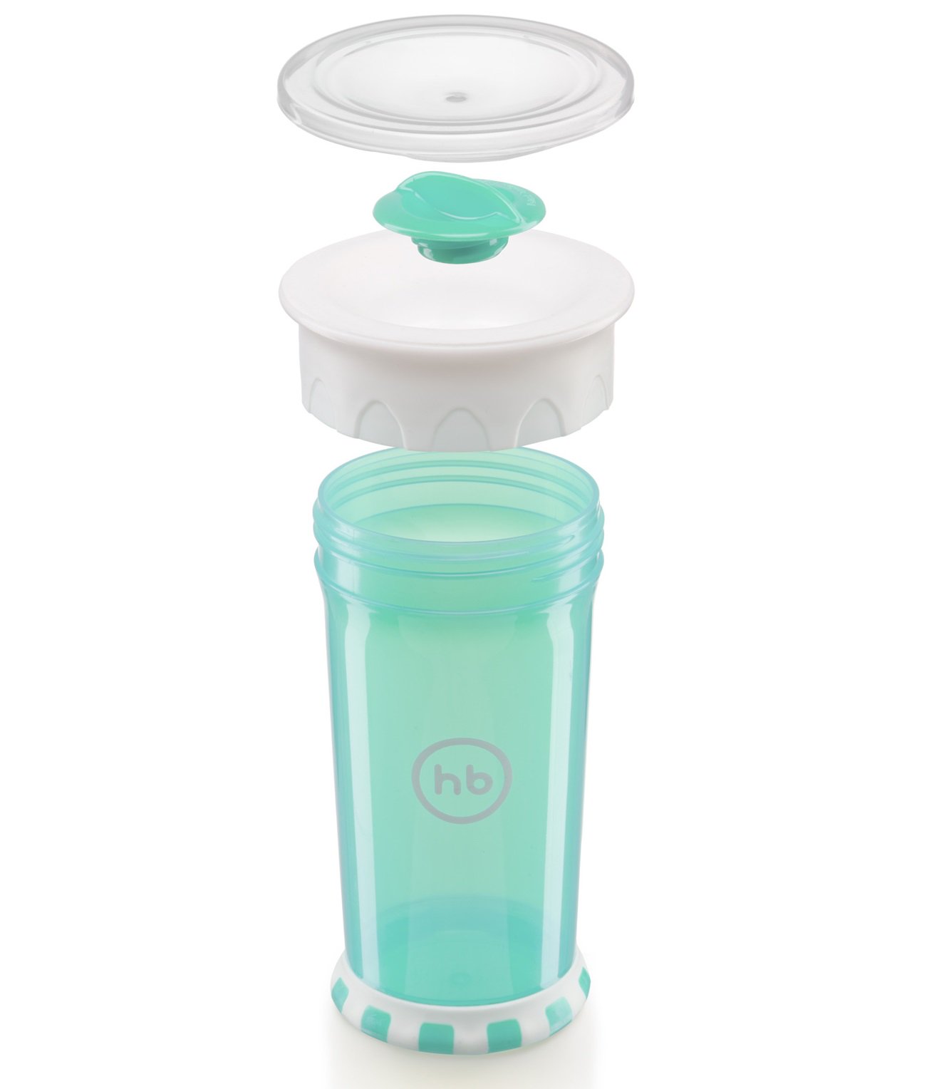 Кружка-поильник Happy Baby Drinking cup 360° Mint бирюзовая купить,NaN