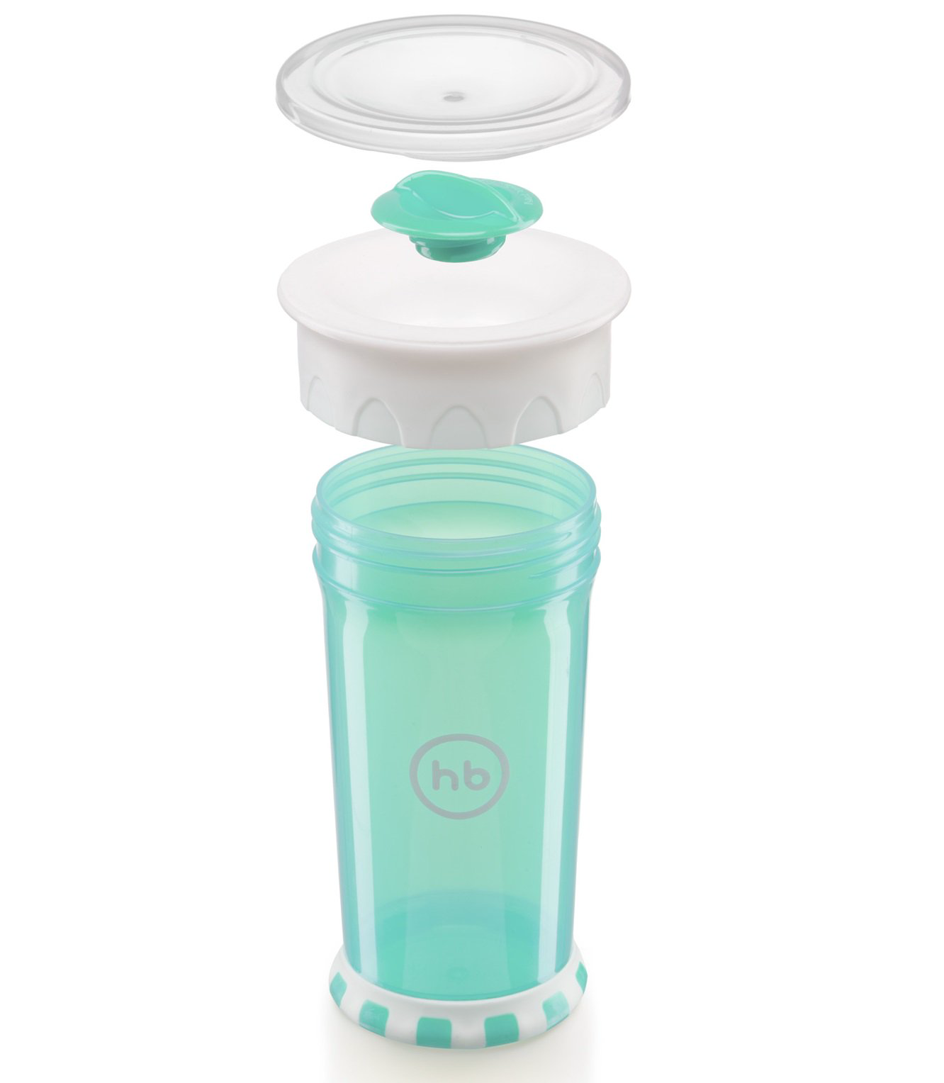 Кружка-поильник Happy Baby Drinking cup 360° Mint бирюзовая купить,NaN