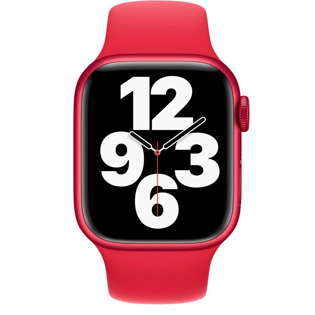 Ремешок Apple для Apple Watch 44mm MYAV2ZM/A Sport Band красный  купить,NaN