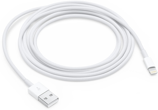 Кабель Apple Lightning to USB Cable MD819ZM/A 2 м белый 