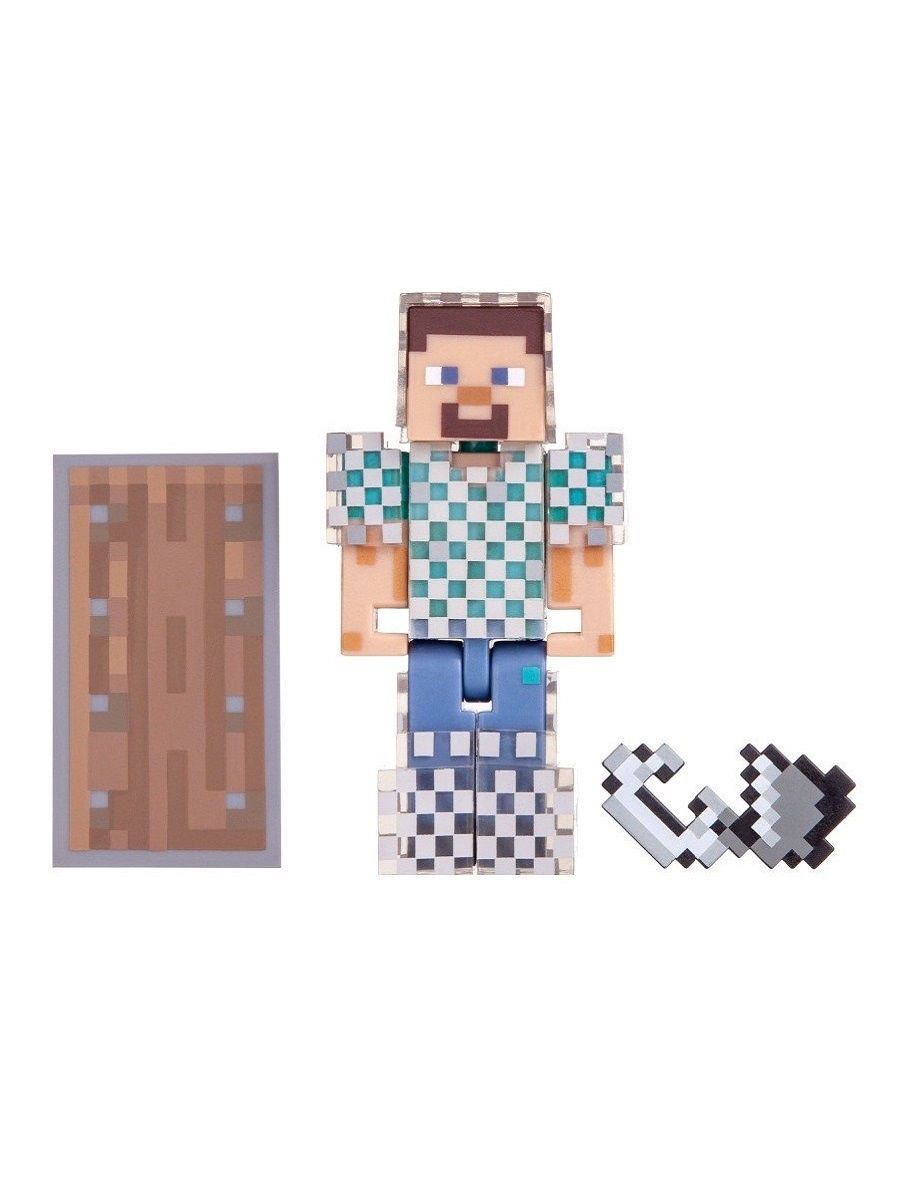 Фигурка Minecraft Steve with Chain Armor 8см купить,NaN