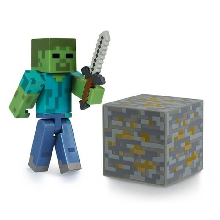 Фигурка Minecraft Zombie Зомби 8см купить,NaN