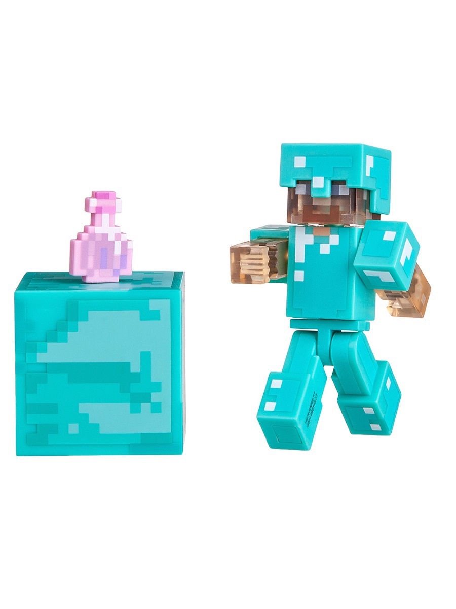 Фигурка Minecraft Steve with Invisibility Potion 8см купить,NaN