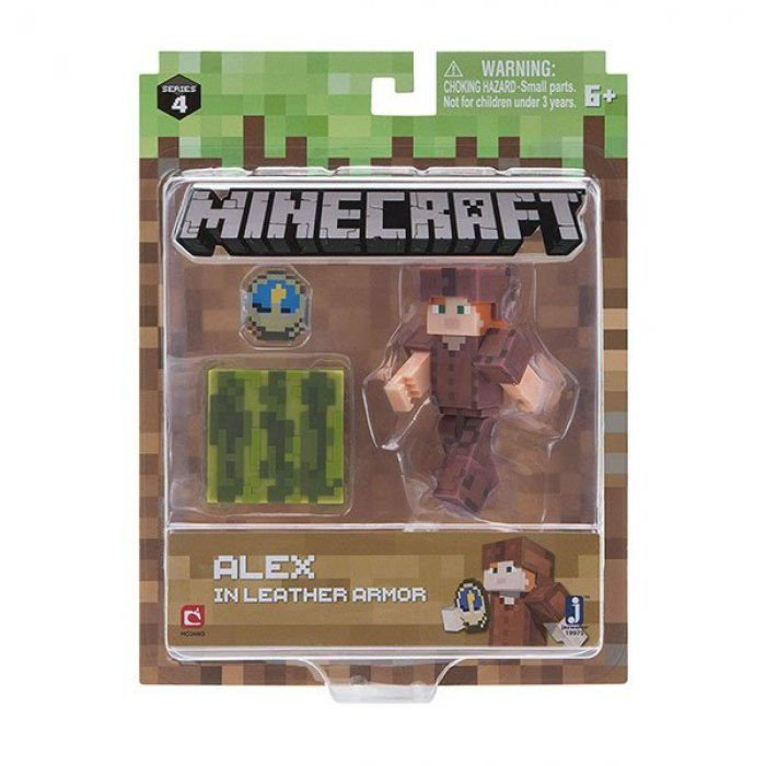 Фигурка Minecraft Alex in Leather Armor 8см купить,NaN