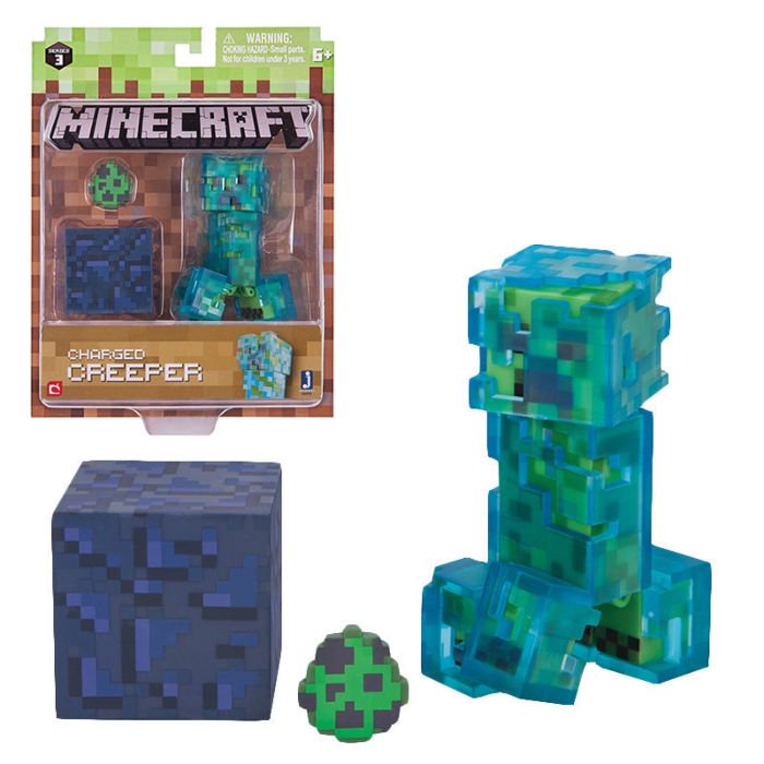 Фигурка Minecraft Charged Creeper 8см купить,NaN