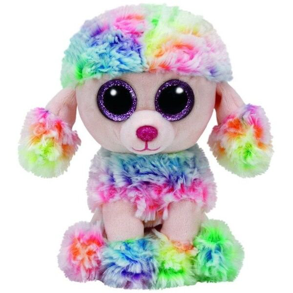 Мягкая игрушка TY Beanie Boo's  Щенок пудель Rainbow 15см купить,NaN