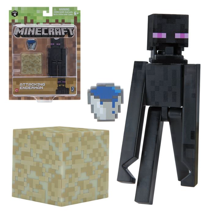 Фигурка Minecraft Attacking Enderman 8см купить,NaN