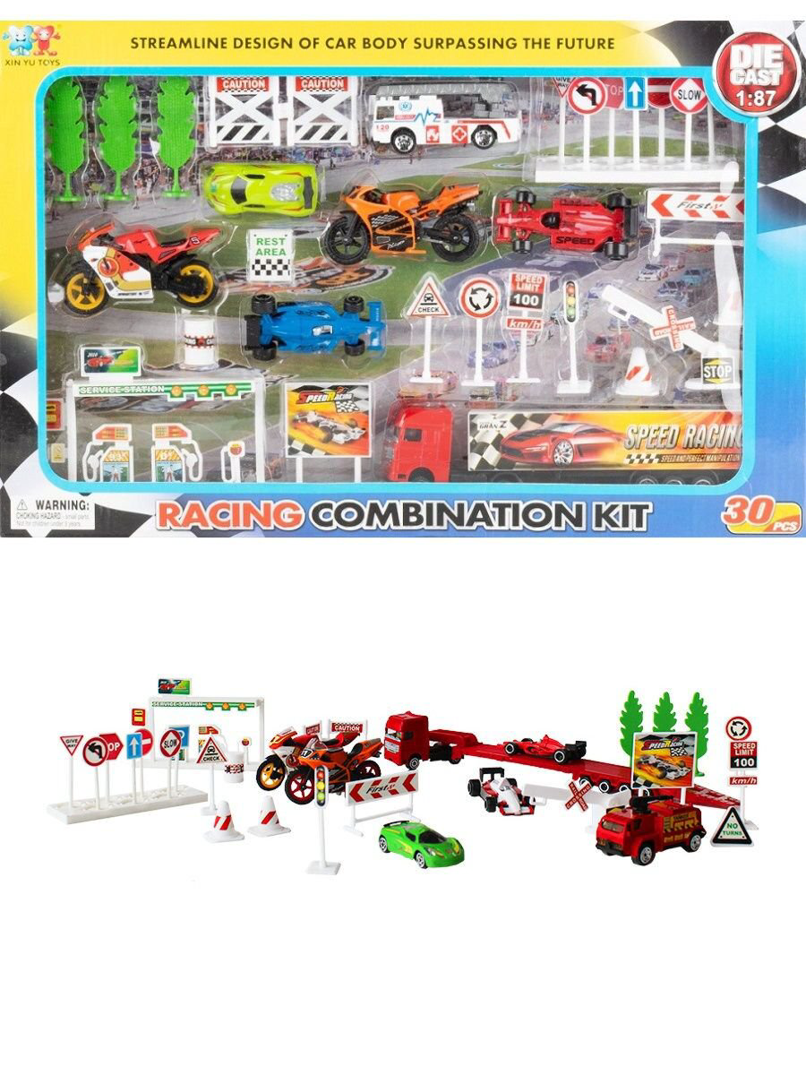 Игровой набор XinYu Гонки 20 предметов купить,NaN