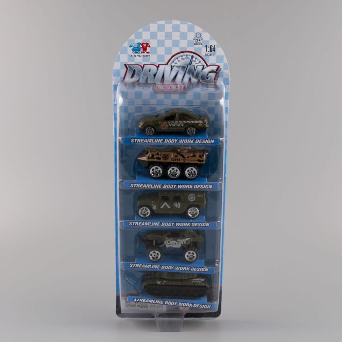 Игровой набор XinYu 1:64 89512/B 5 машинок  купить,0