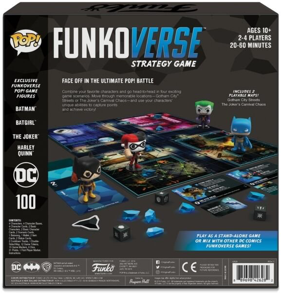 Настольная игра  Funko POP! Funkoverse  DC Comics Базовый набор купить,NaN