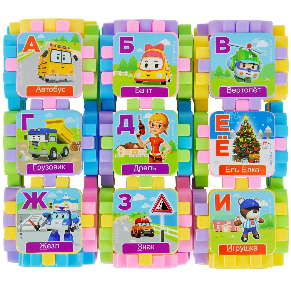 Развивающая игрушка Poli Кубики-азбука купить,NaN
