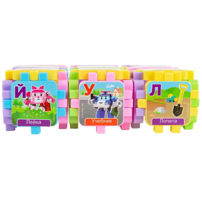 Развивающая игрушка Poli Кубики-азбука купить,NaN