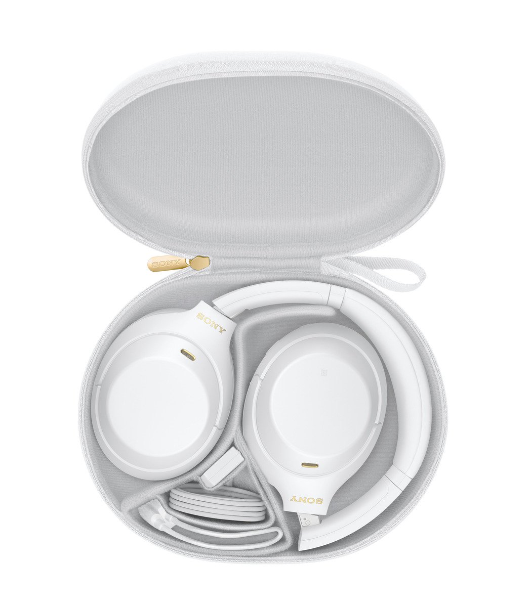 Наушники Sony WH-1000XM4 WH1000XM4W.E белые купить,NaN