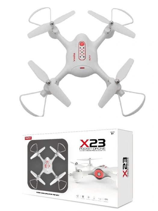 Квадрокоптер Syma р/у X23 белый купить,NaN