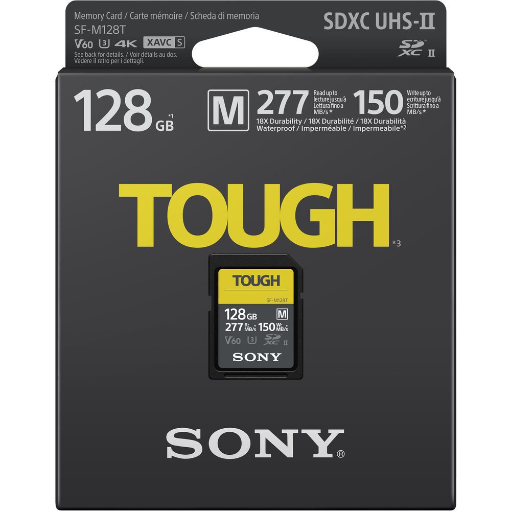 Карта памяти Sony SF-M Tough 128Gb SFM128T.SYM черная купить,0