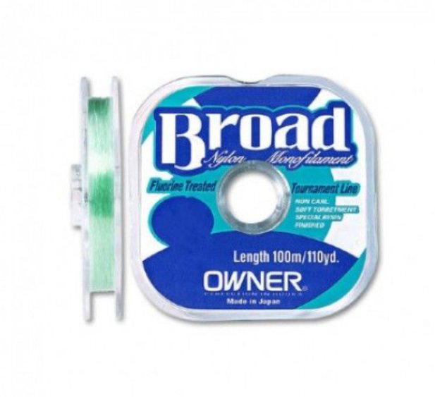 Рыболовная леска Owner Broad 0.20 мм 100 м светло-зеленая купить,NaN