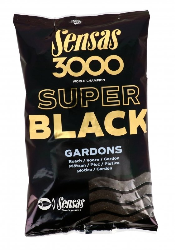Прикормка Sensas 3000 Super Black Gardons 1000 гр купить,NaN