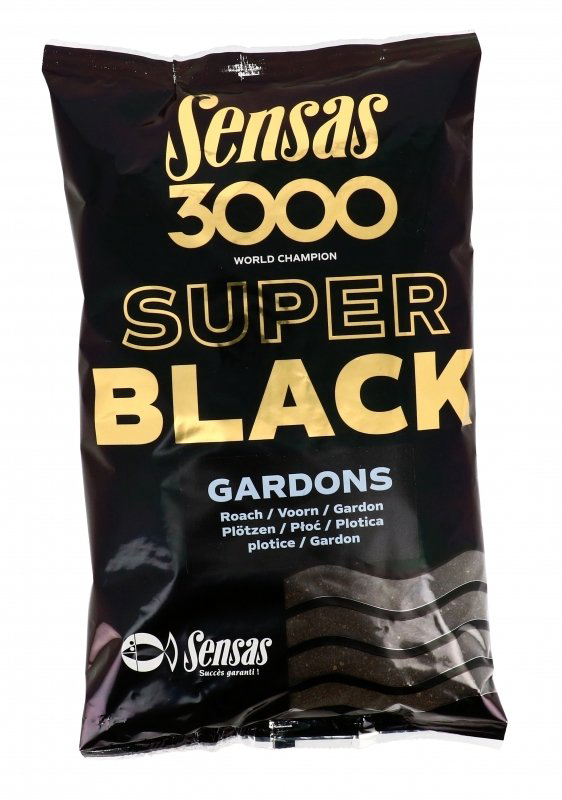 Прикормка Sensas 3000 Super Black Gardons 1000 гр купить,NaN