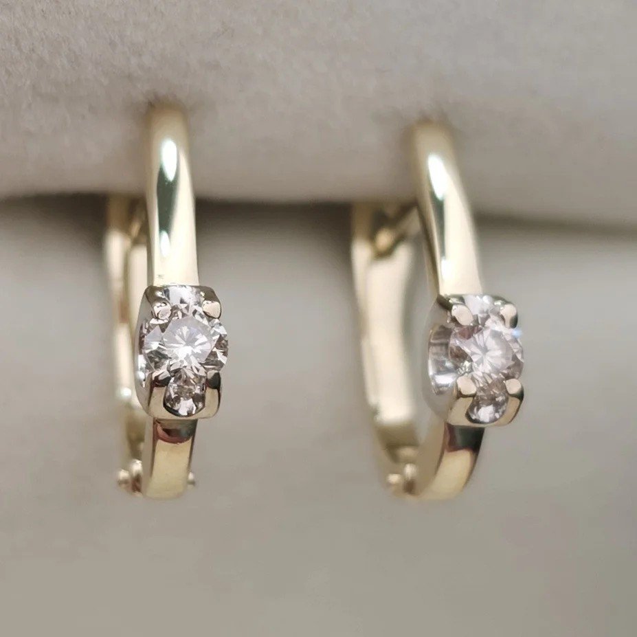 Серьги Deimantas 107571943 2,58гр 0,26ct. купить,NaN