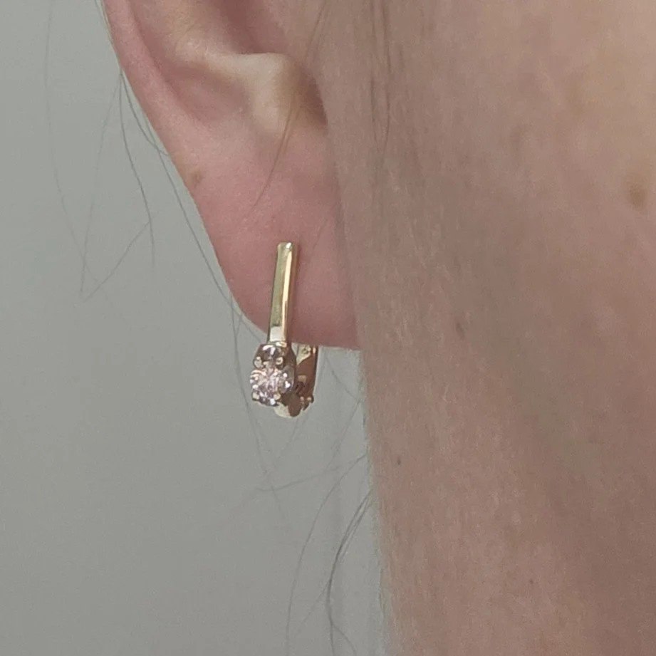 Серьги Deimantas 107571943 2,58гр 0,26ct. купить,NaN