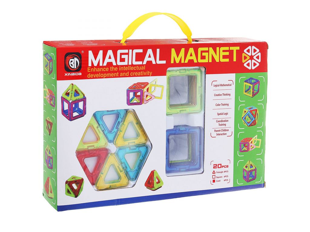 Конструктор Xinbida Magical Magnet 20дет купить,NaN