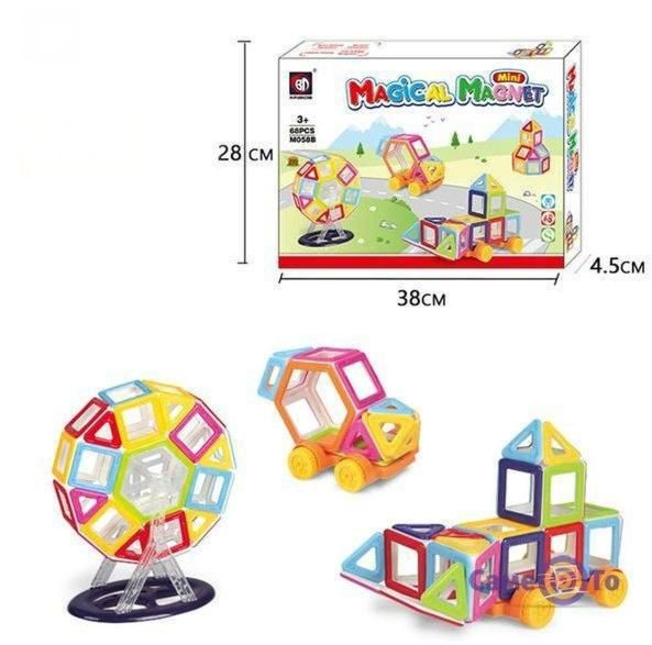 Конструктор Xinbida Magical Magnet 68дет купить,NaN