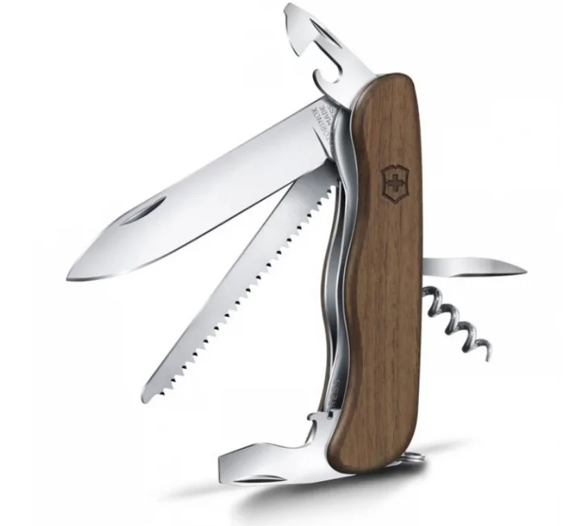Нож складной Victorinox Forester Wood 0.8361.63 коричневый  купить,NaN