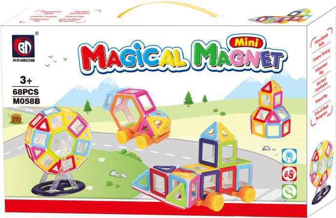 Конструктор Xinbida Magical Magnet 68дет купить,NaN