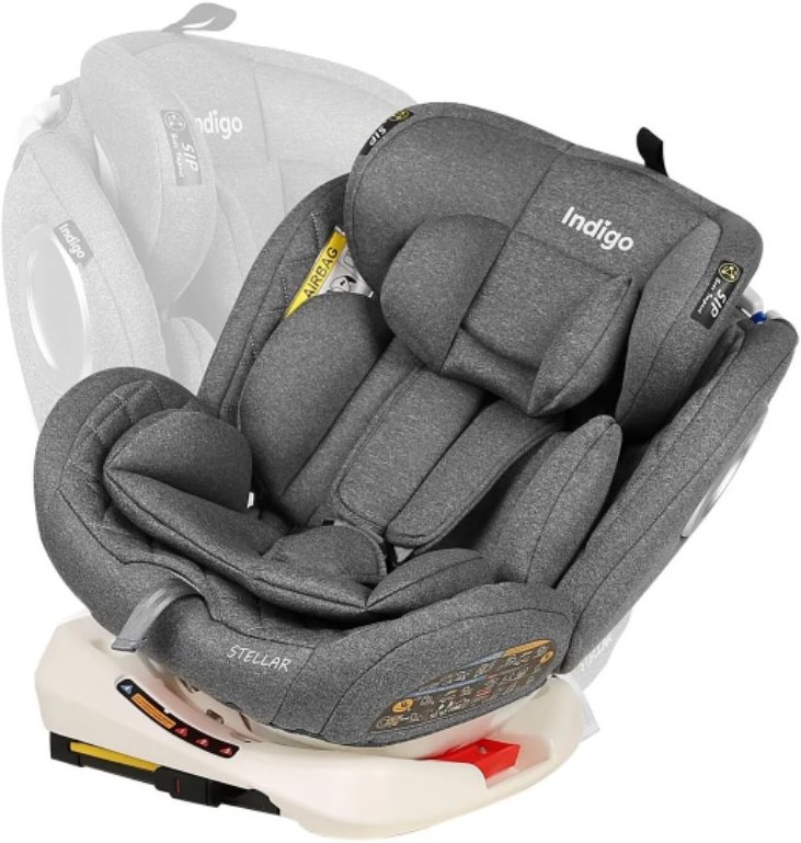 Автокресло Indigo Stellar Isofix YC06 Grey купить,NaN