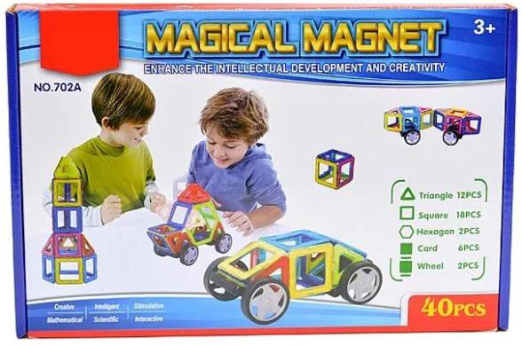Конструктор Xinbida Magical Magnet 40дет купить,NaN