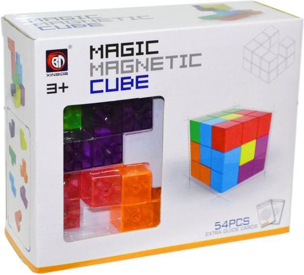 Конструктор на магнитах Xinbida Magic Magnetic cube Rubik's cube купить,NaN