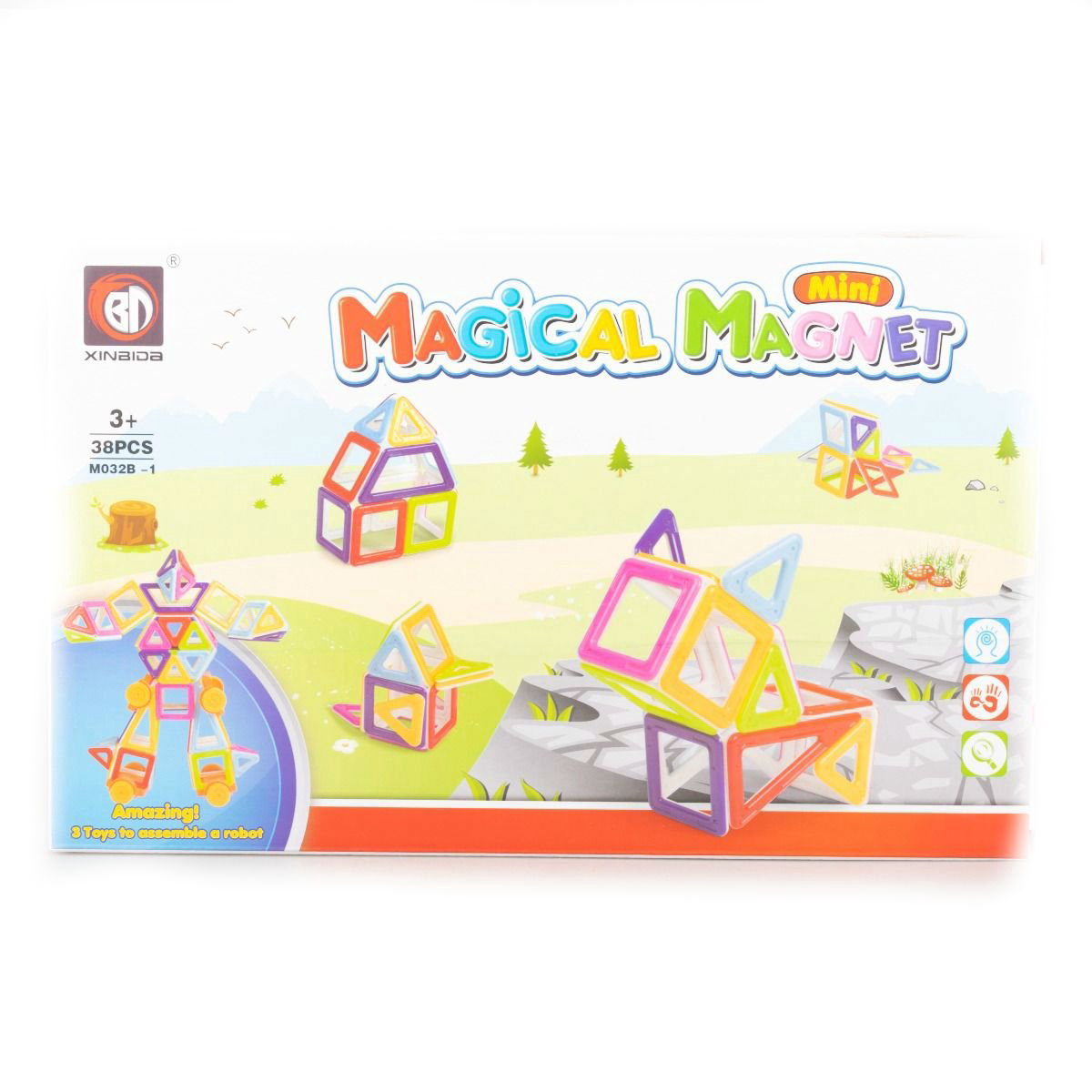 Конструктор Xinbida Magical Magnet 38дет купить,NaN