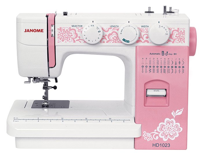  Швейная машина Janome HD1023 розовая