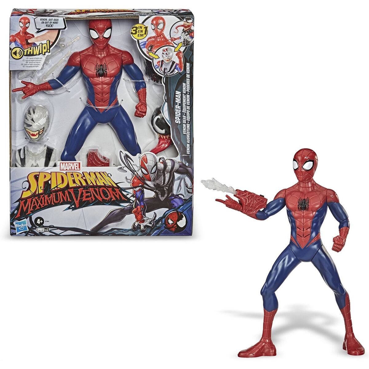 Фигурка Hasbro Spider-Man Venom  c экипировкой E74935L0 30см  купить,NaN