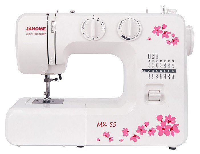 Швейная машина Janome MX 55 белая купить,NaN