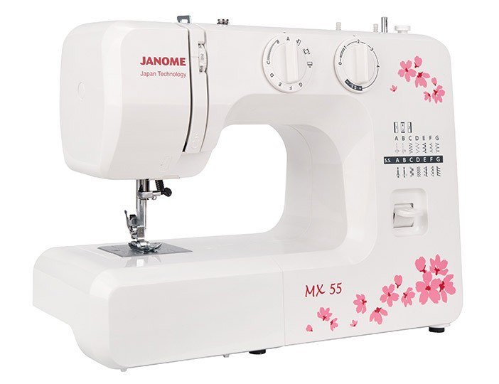 Швейная машина Janome MX 55 белая купить,NaN