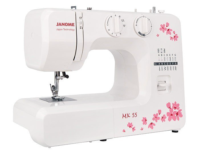 Швейная машина Janome MX 55 белая купить,NaN