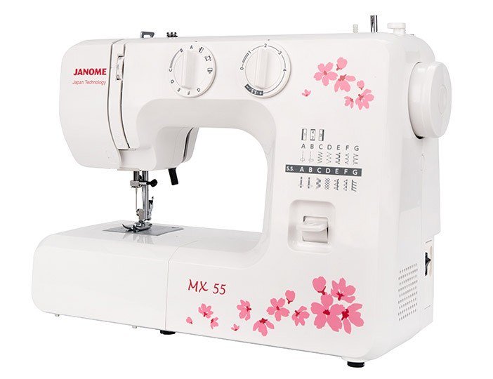 Швейная машина Janome MX 55 белая купить,NaN