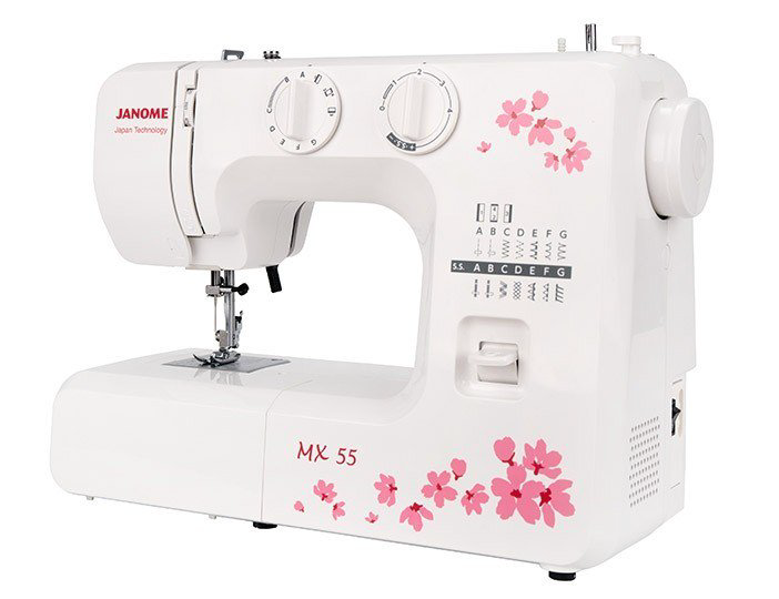 Швейная машина Janome MX 55 белая купить,NaN