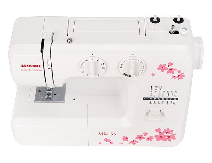 Швейная машина Janome MX 55 белая купить,NaN