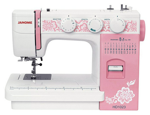  Швейная машина Janome HD1023 розовая
