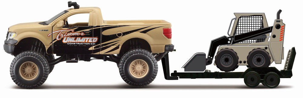 Модель внедорожника Maisto Fresh Metal 4 x 4 Rebels с прицепом купить,NaN