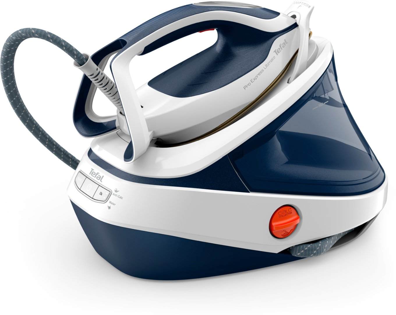 Парогенератор Tefal Pro Express Ultimate II GV9712E0 бело-синий купить,NaN