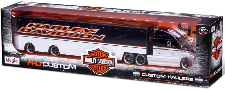 Модель автомобиля Maisto Harley-Davidson H-D Custom Haulers купить,NaN