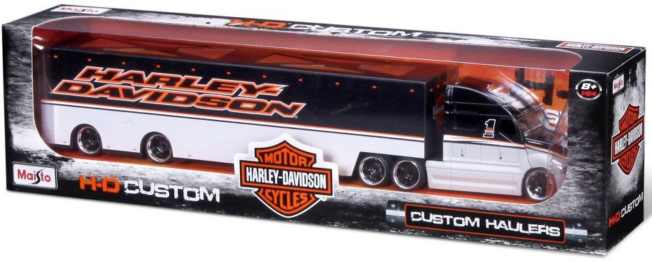 Модель автомобиля Maisto Harley-Davidson H-D Custom Haulers купить,NaN