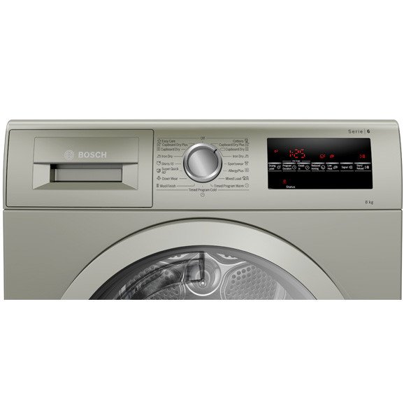 Сушильная машина Bosch Serie 6 WTG8641XME серебристая - ForteMarket Сушильная машина Bosch Serie 6 WTG8641XME серебристая купить,0